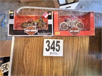 2 Harley Davidson Motorcycles In Boxes