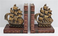 Voyage Ship Bookends