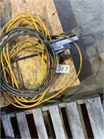 Extension cord & hyd hose