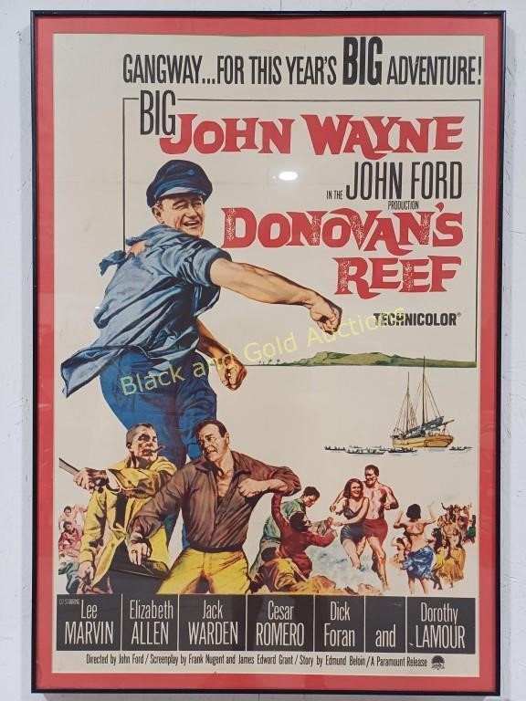 Original John Wayne Donovan's Reef Poster