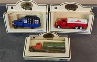 3 ADVERTISING COLLECTOR DIECAST TRUCKS STANDARD