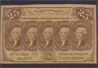 US Fractional Currency 1st Series 25 Cent Note, ci
