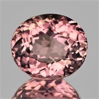 Natural Peach Pink Tourmaline 1.15 Cts { Flawless-