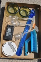 box of household items