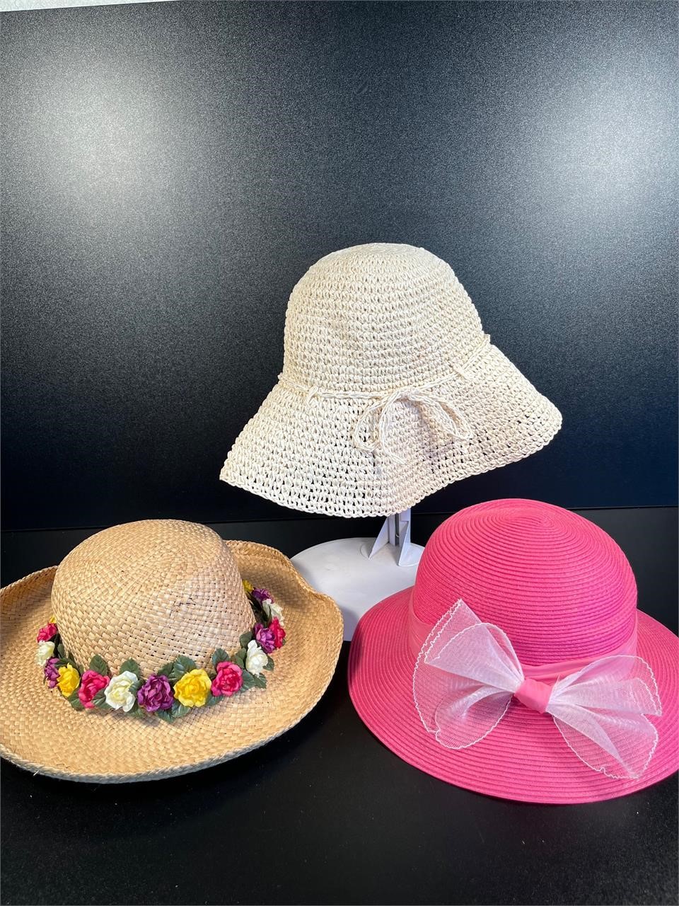 3 Women's Sun/Fashion Hats