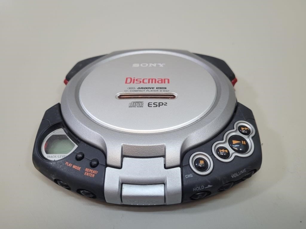 Sony Discman ESP2, Power Cord & Ear Phones