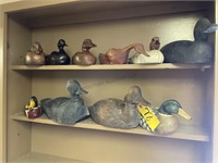 10 - Decoys & Carvings Wooden Ducks