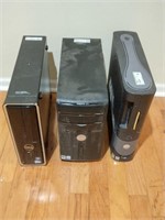 3 Dell Computer Towers