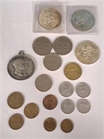 Foreign Coins: Olympic Peso, Greek,