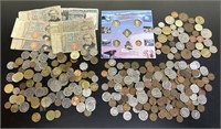 Foreign Coins Lot Collection