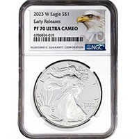 2023-W Silver Eagle NGC PF70 Ult Cam Early
