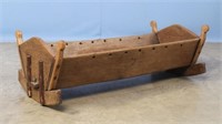 A18th C.French Country Oak Baby Cradle