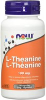Now L-theanine 100 Mg Veg Capsules, 90 Count