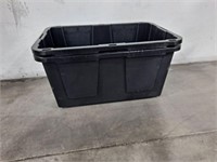 *2 Storage Container in Black (Missing Lid)