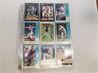 Assorted Padres Baseball Cards, 13 Binder Sheets