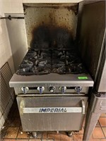 Imperial 4 Burner Gas Range