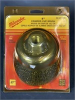 Milwaukee 4in Crimped Cup Brush