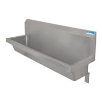 STAINLESS STEEL 60" URINAL W/O FLUSH PIPE No Wall