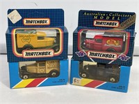 X4 Matchbox Model Cars various Ford Model A