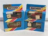 X4 Matchbox Model Cars various Ford Model A