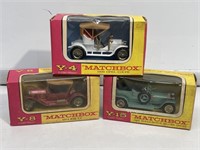 X3 Model Cars of Yesteryear including 1914 Stutz