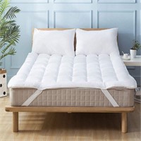 Mattress Topper King Size 78x80 Inches Quilted