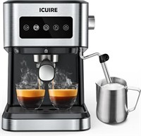 Icuire 20 Bar Espresso Machine With Milk Frothing