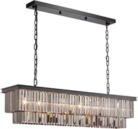 L47 Crystal Chandelier Kitchen Island Light