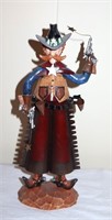 metal cowboy figurine