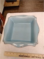 Decorative Blue Square dish