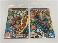 (2) VTG Marvel Comics: Human Torch, Fantastic 4