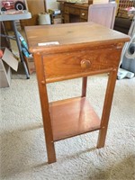 Vintage wood side / telephone table