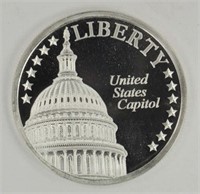 U.S. CAPITOL ONE TROY OUNCE SILVER