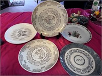 COLLECTION IF DECORATIVE PLATES