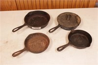 Cast iron - 4 pans
