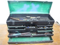 Heavy Duty Toolbox Filled W/Assorted Tools