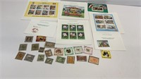 Vintage Mickey and Donald Duck stamps and foreign