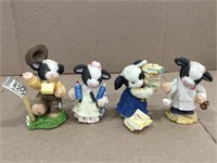 1998 Mary's Moo Moo Lot of 4 Figurines