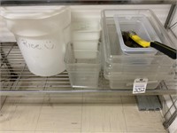 Plastic totes and bucket food use