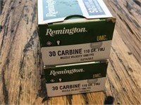 100 Rounds of .30Carbine - 110gr. FMJ