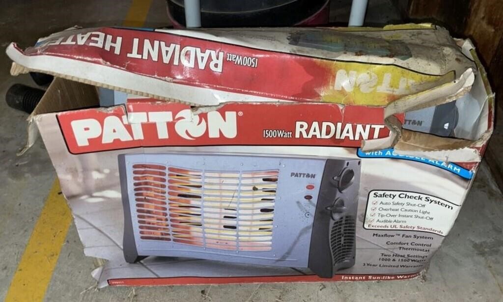 Patton 1500 Watt Heater with Box