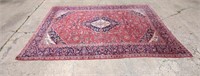 Vintage Large Hand Knotted Area Rug