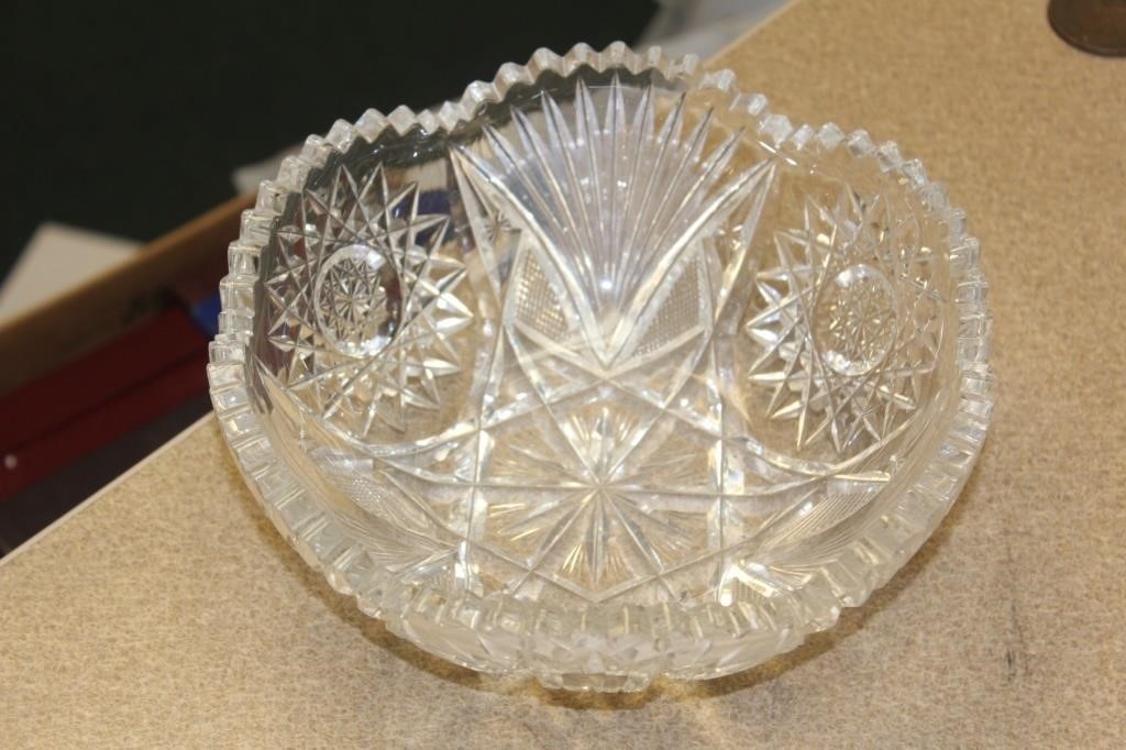 Brilliant Cut Glass Bowl