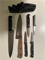 Misc Kitchen Knives & Sharpener