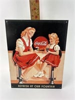 12 x16 Coca.Cola refresh at our fountain sign