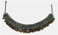 Nepal Silver Turquoise Choker Necklace