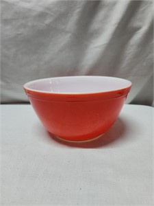 Red Primary Pyrex Bowl