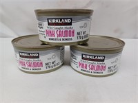 Kirkland wild caught Alaskan pink salmon 3- 6oz.