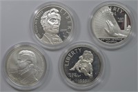 4 - Silver Dollar Modern Commemoratives