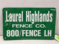 LAUREL HIGHLANDS FENCE CO. TINTACKER FENCE